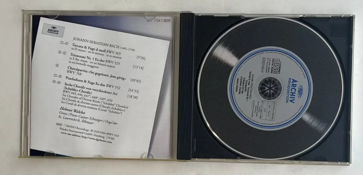 CD Johann Sebastian Bach - Orgelwerke = Organ Works - Imagem 2