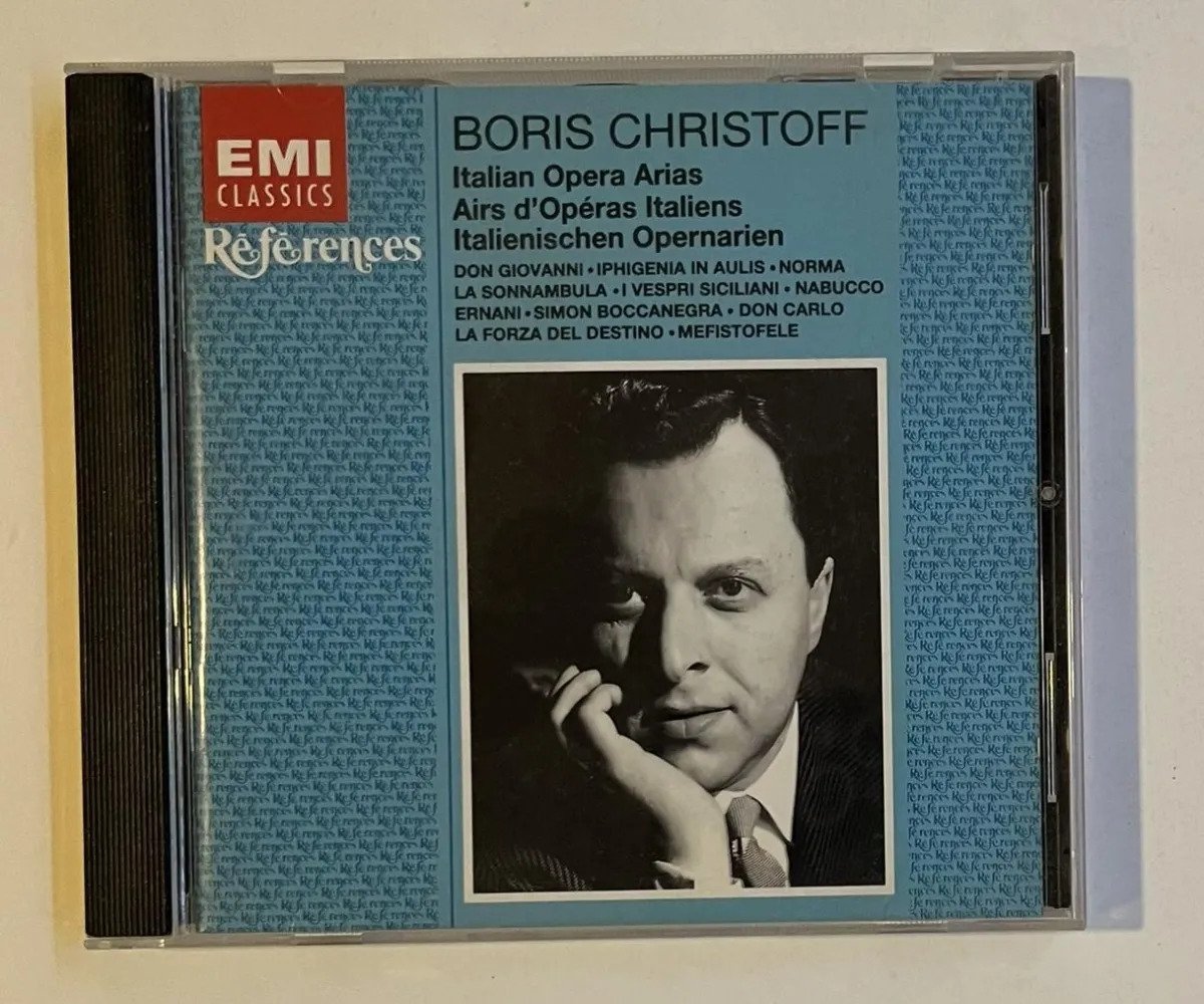 CD Boris Christoff - Italian Opera Arias