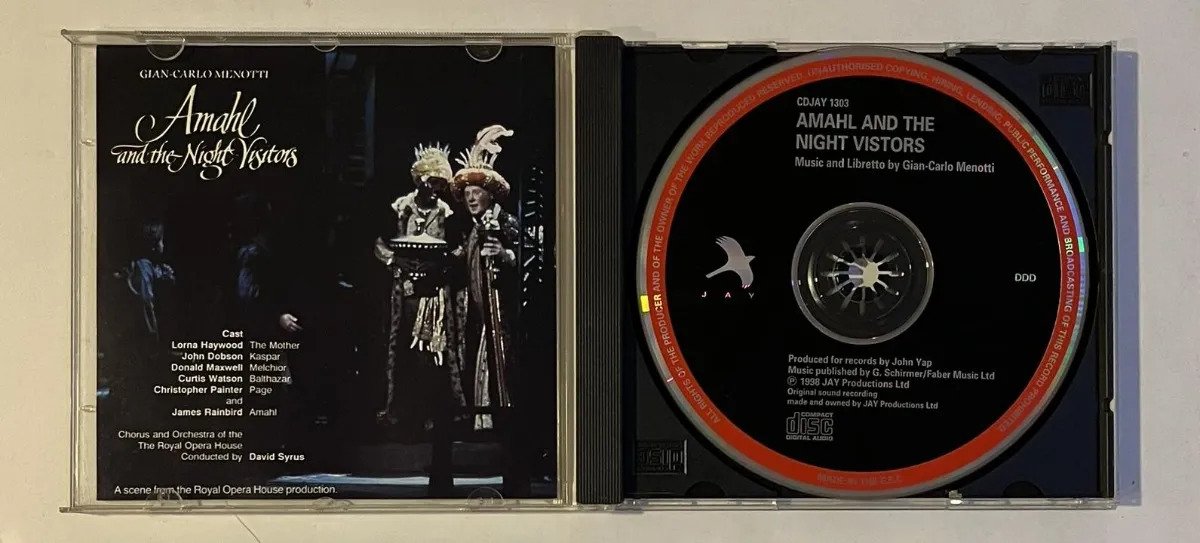 CD Gian Carlo Menotti - Amahl And The Night Visitors - Imagem 2