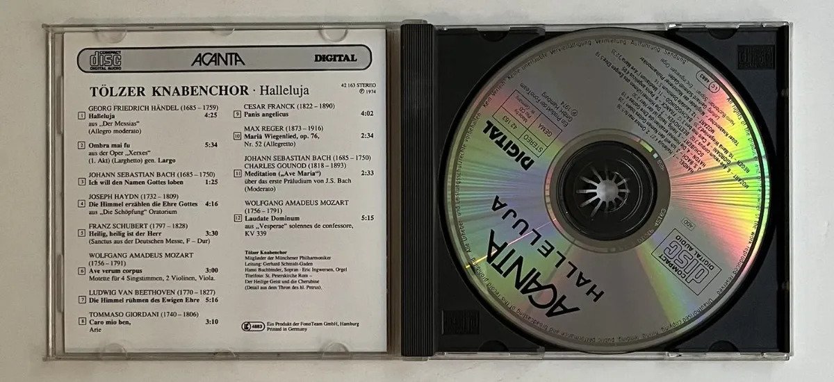 CD Tölzer Knabenchor - Halleluja (Festliche Musik Mit Dem Tölzer Knabenchor) - Imagem 2