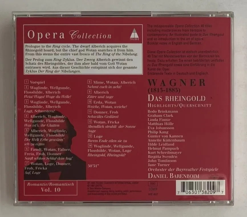 CD Richard Wagner - Das Rheingold (Hightlights) - Imagem 3