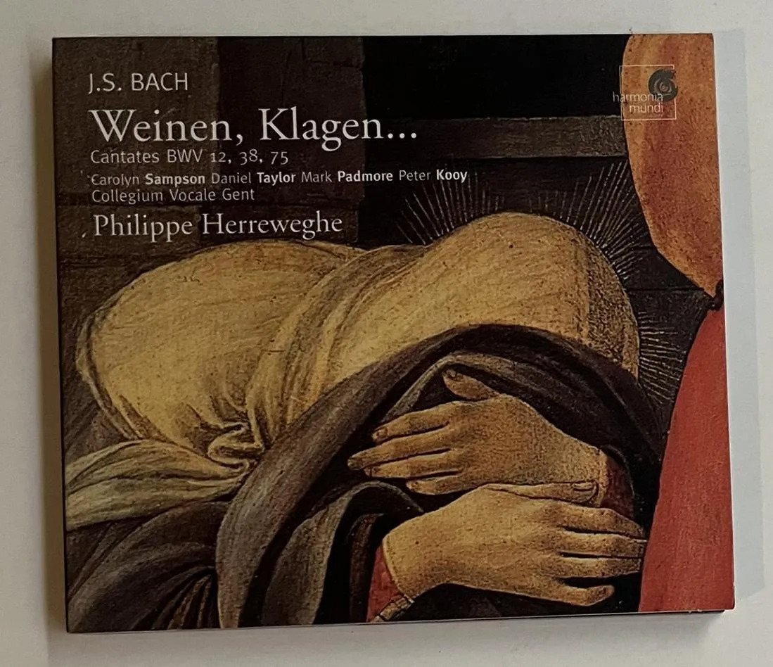 CD Johann Sebastian Bach - Weinen, Klagen... Cantates BWV 12, 38, 75