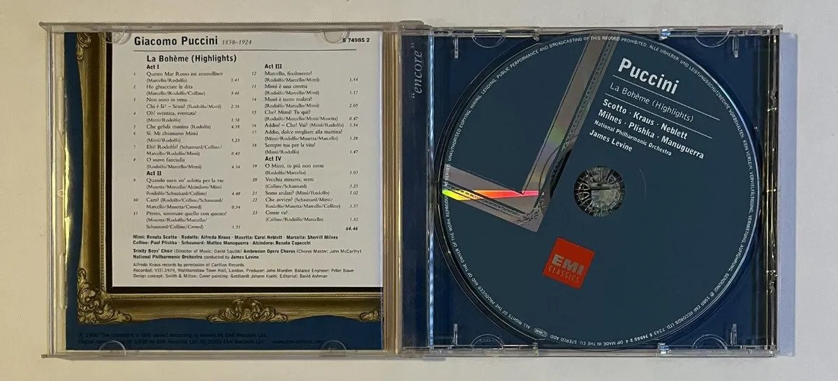 CD Giacomo Puccini - La Bohème (Highlights) - Imagem 2