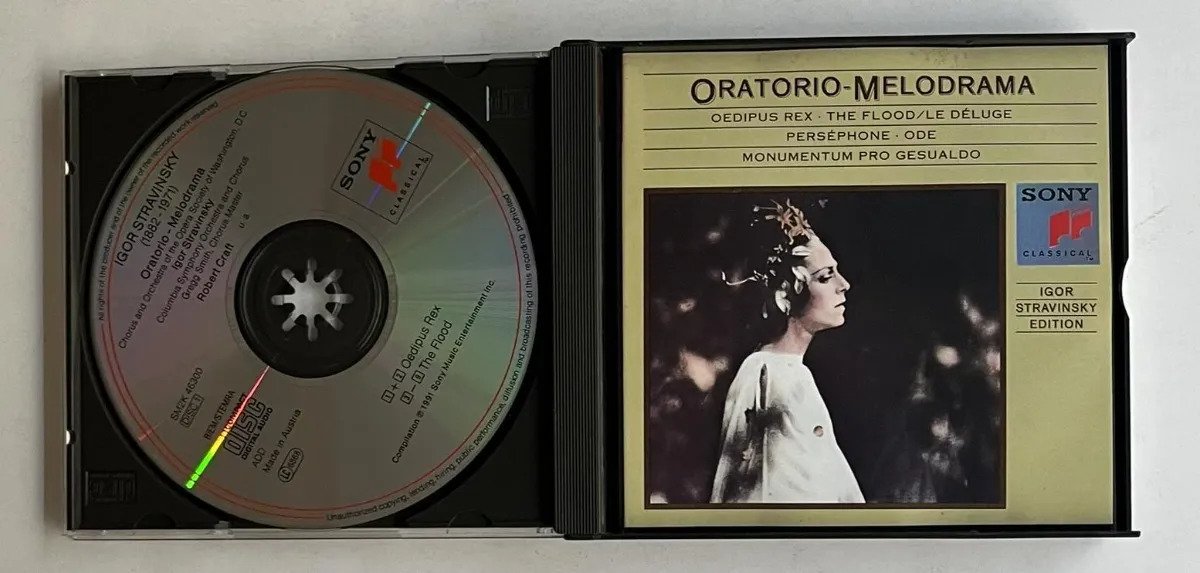 2 CDs Igor Stravinsky - Oratorio - Melodrama - Imagem 2