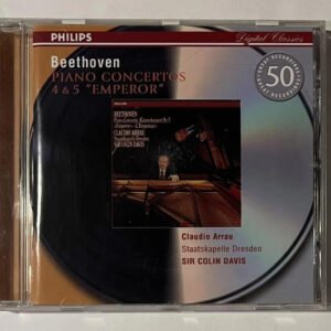 CD Ludwig van Beethoven - Piano Concertos 4 & 5 “Emperor”
