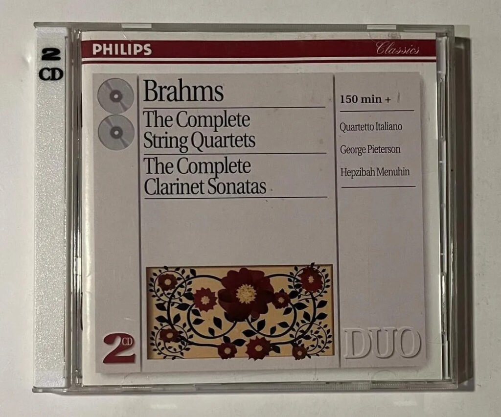 2 CDs Johannes Brahms - The Complete String Quartets / The Complete Clarinet Sonatas