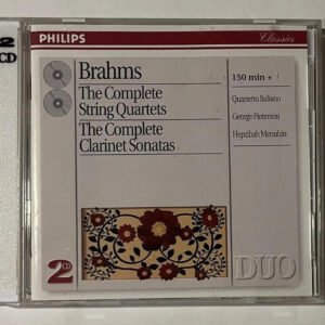 2 CDs Johannes Brahms - The Complete String Quartets / The Complete Clarinet Sonatas