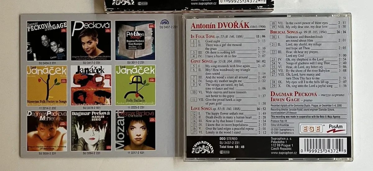 CD Antonín Dvořák - Songs - Imagem 3