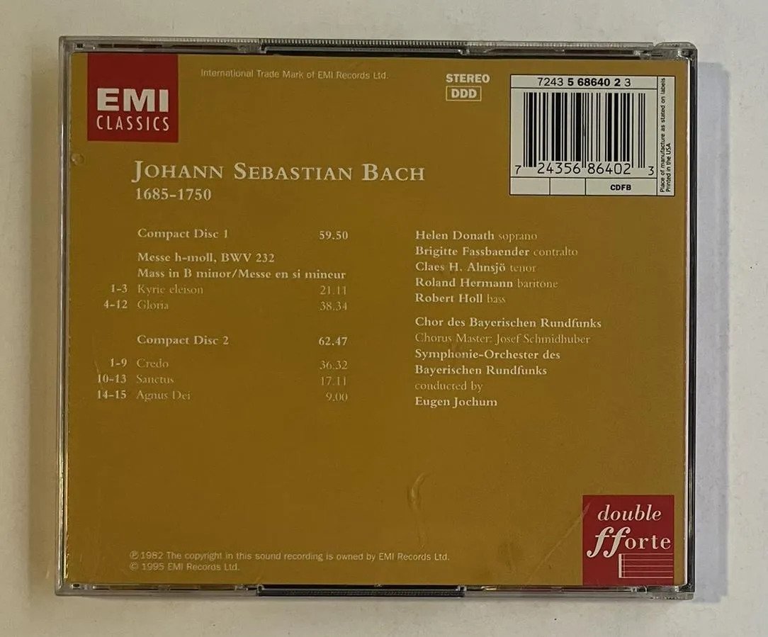 2 CDs Johann Sebastian Bach - Mass In B Minor - Imagem 4