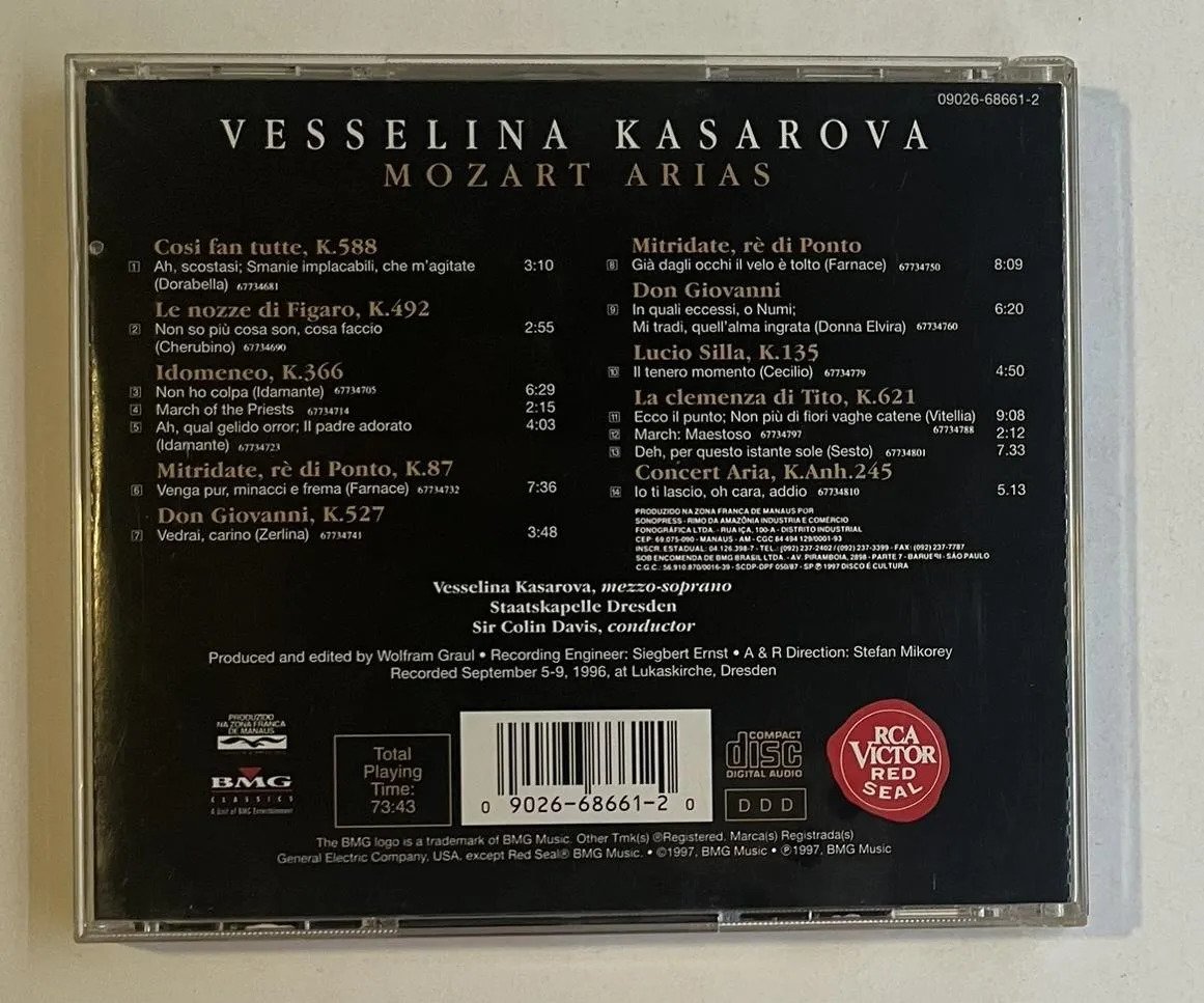 CD Vesselina Kasarova - Mozart Arias - Imagem 3