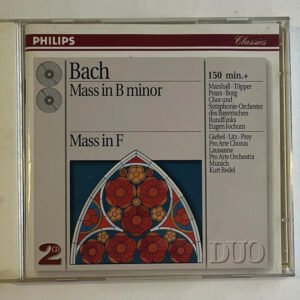 2 CDs Johann Sebastian Bach - Mass in B Minor / Mass In F
