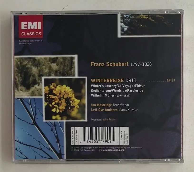 CD Franz Schubert - Winterreise - Imagem 3