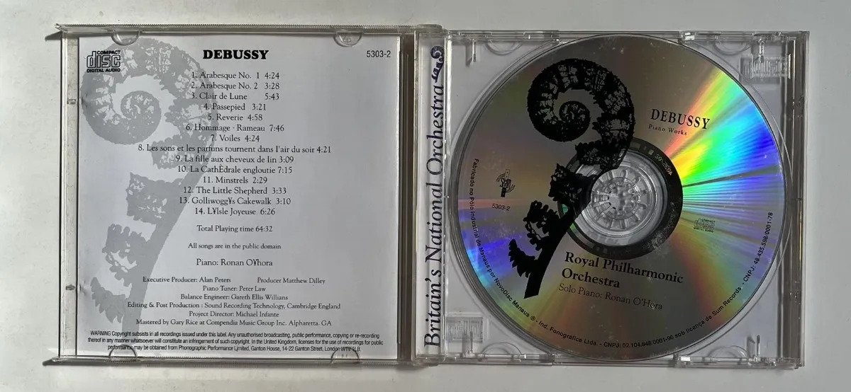 CD George Gershwin - Gershwin, Ravel & Debussy - Imagem 2
