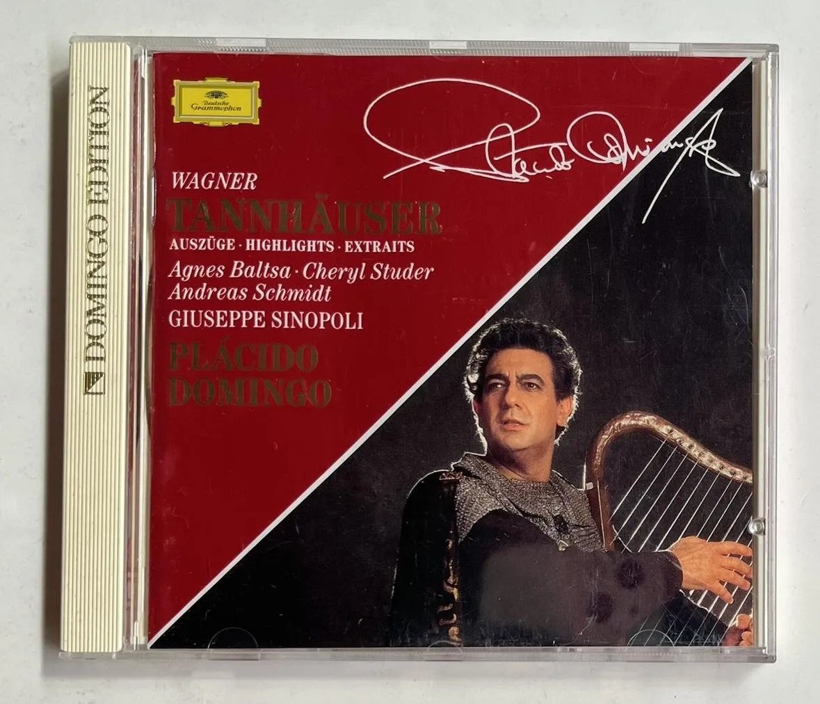 CD Placido Domingo - Plácido Domingo* · Wagner* · Chorus Of The Royal Opera House, Covent Garden · Philharmonia Orchestra · Giuseppe Sinopoli – Tannhäuser