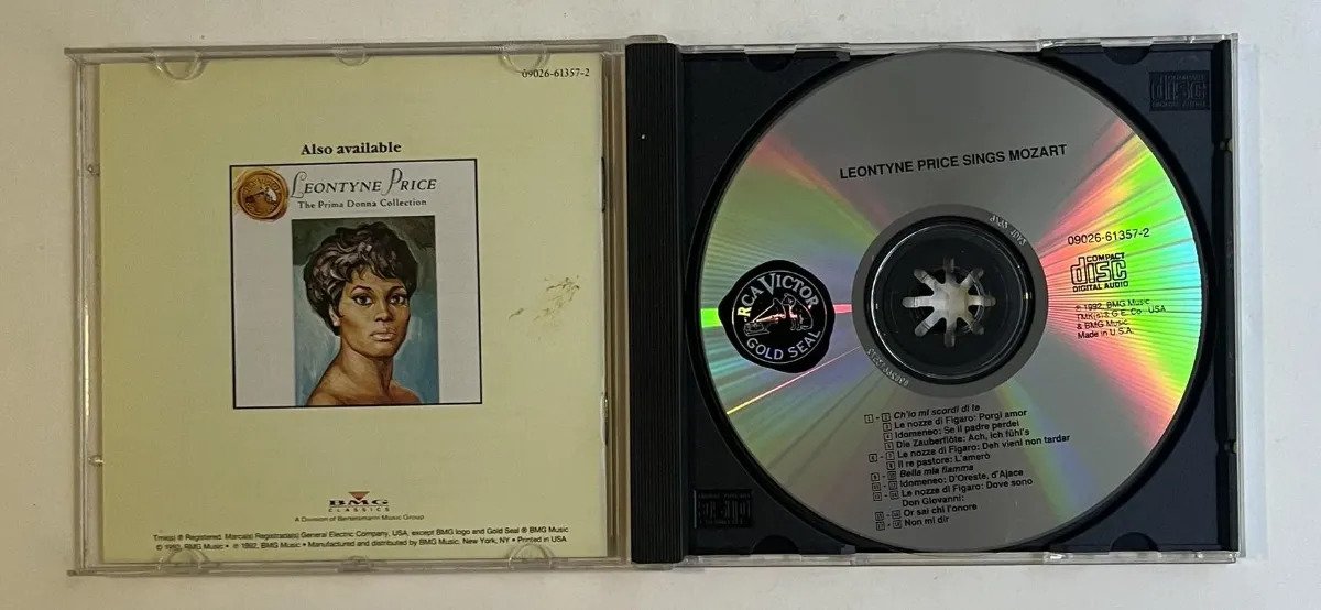 CD Leontyne Price - Sings Mozart - Imagem 2