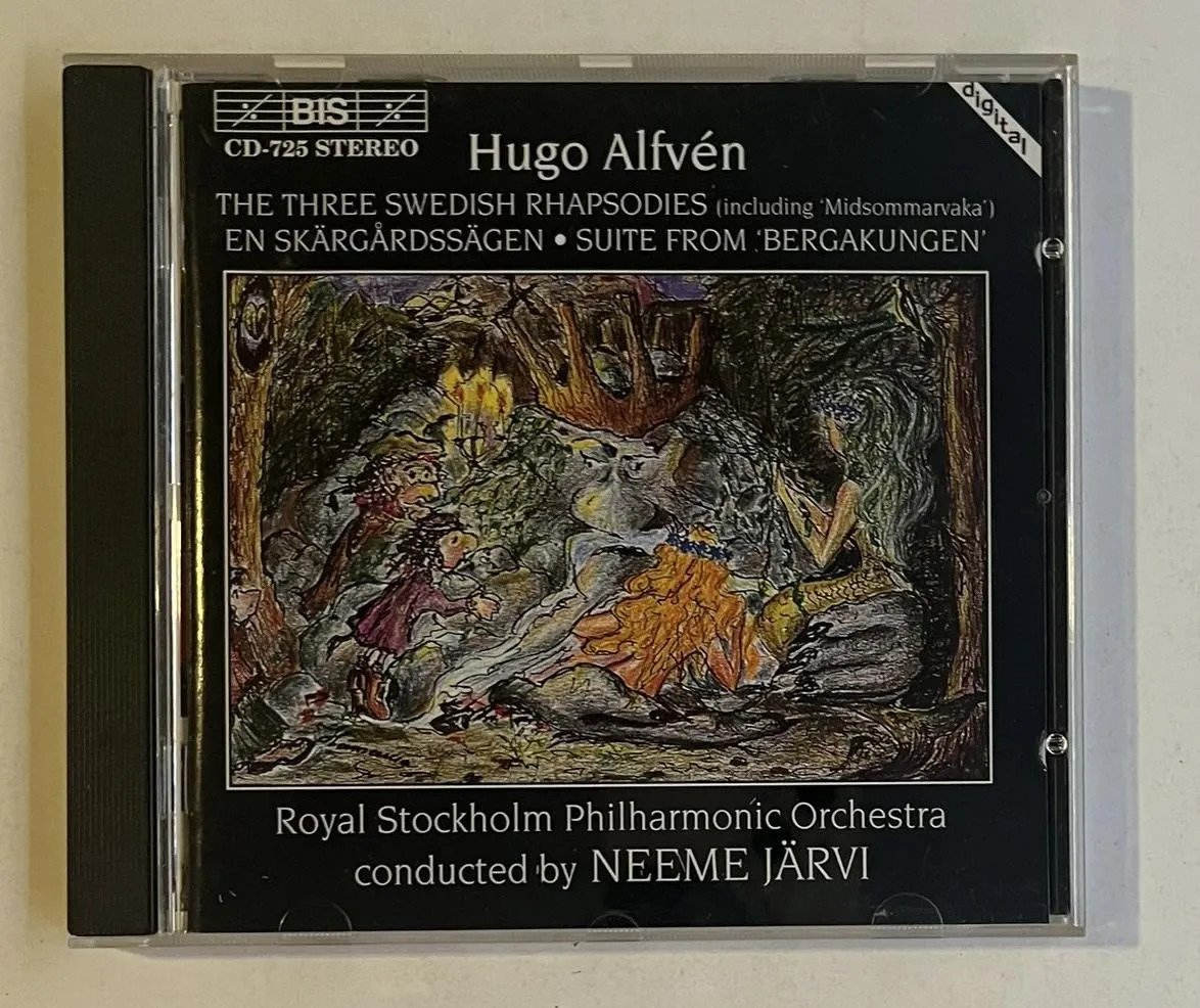 CD Hugo Alfvén - The Three Swedish Rhapsodies