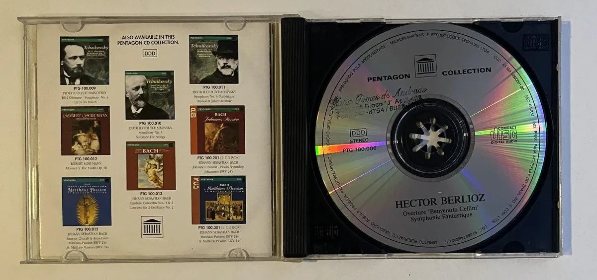 CD Hector Berlioz - Symphonie Fantastique / Overture Benvenuto Cellini - Imagem 2