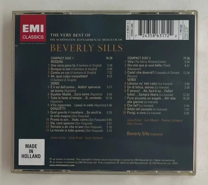 2 CDs Beverly Sills - The Very Best Of Beverly Sills - Imagem 3