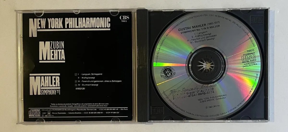 CD Gustav Mahler - Mahler Symphony nº 1 - Imagem 2
