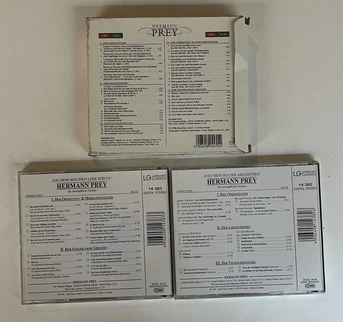 2 CDs Hermann Prey - Die Unvergessliche Stimme: Ein Musikalisches Portrait - Imagem 3