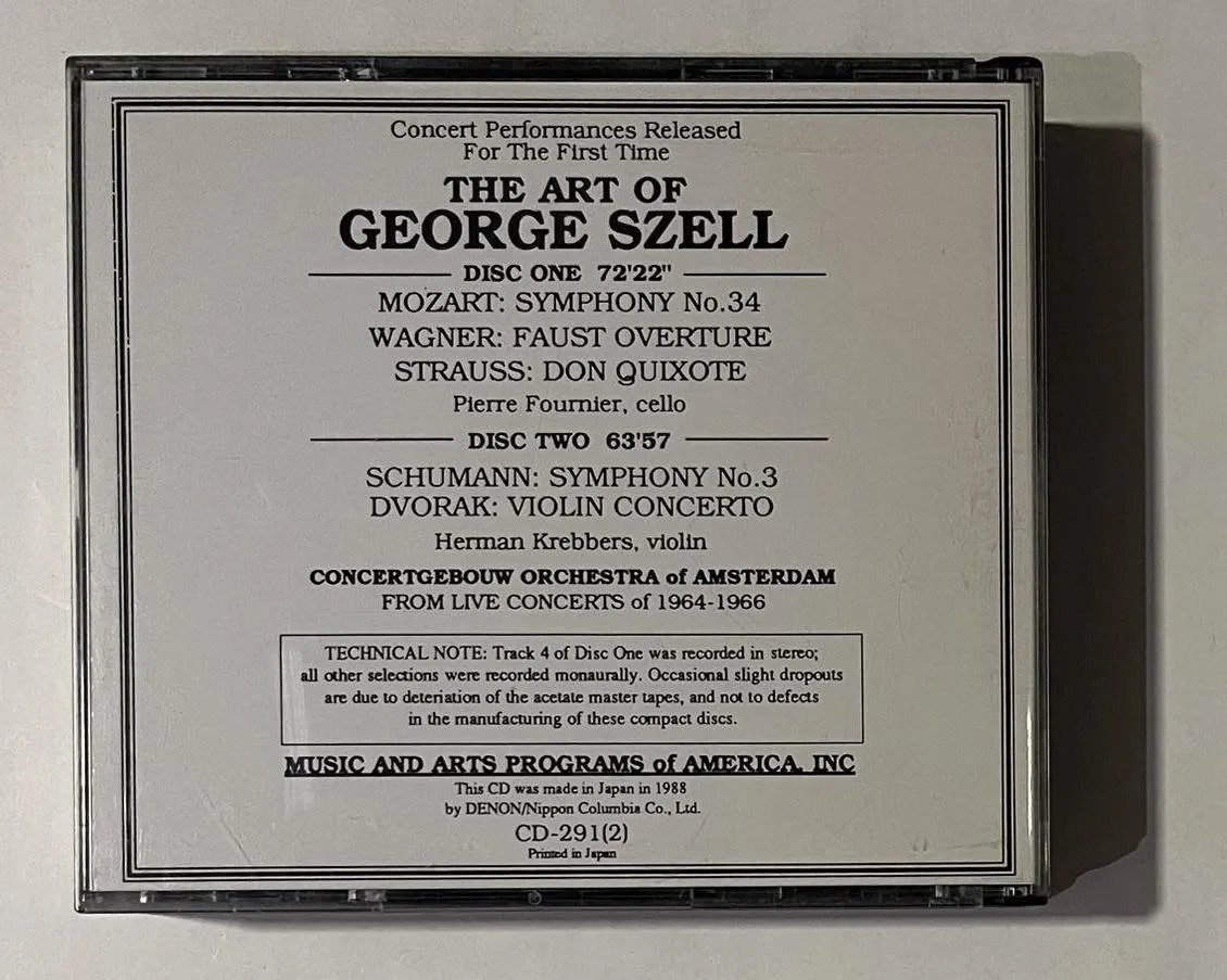 2 CDs George Szell - The Art Of George Szell - Imagem 4