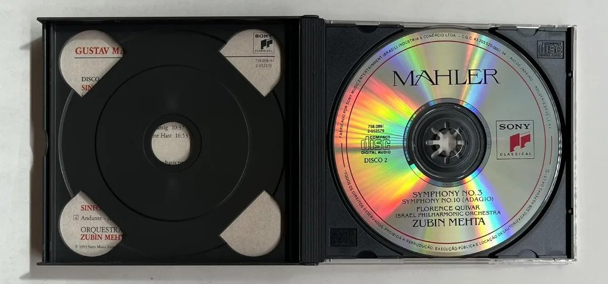 2 CDs Gustav Mahler - Symphony No.3 - Symphony No.10 (Adagio) - Imagem 3