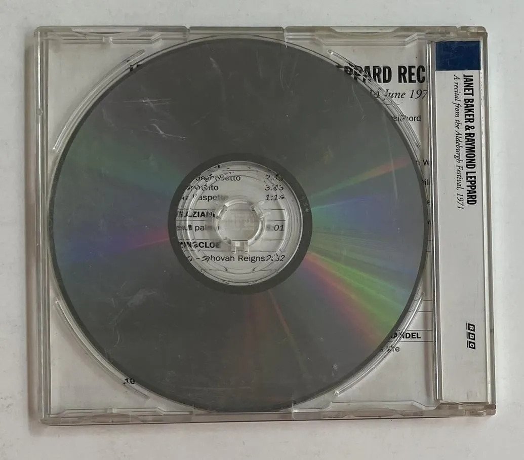 CD Janet Baker - A Recital From The Aldeburgh Festival, 1971 - Imagem 3
