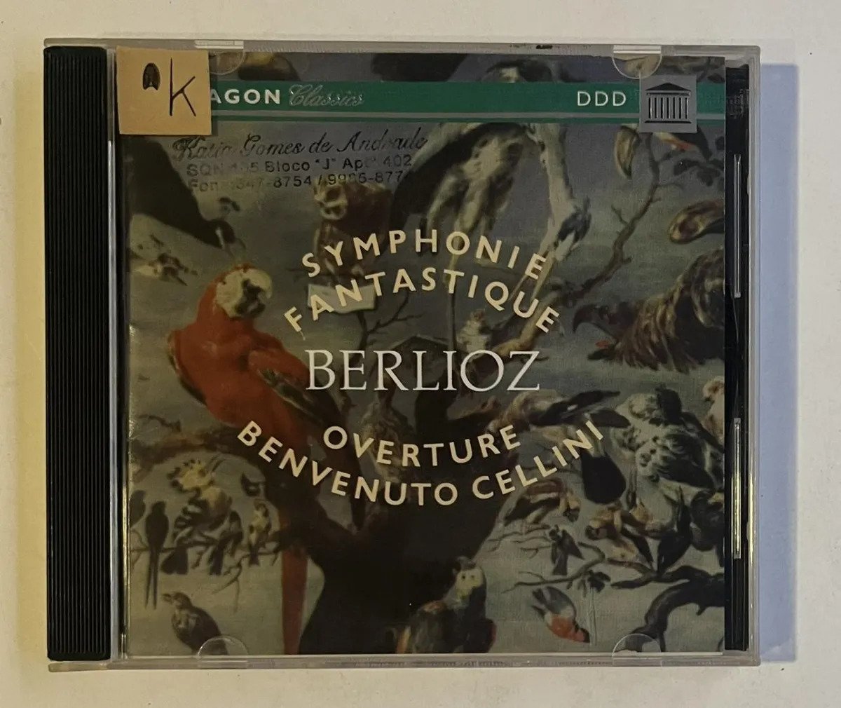 CD Hector Berlioz - Symphonie Fantastique / Overture Benvenuto Cellini