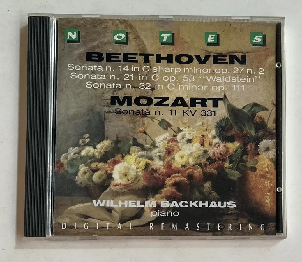 CD Wilhelm Backhaus - Sonata N. 14 In C Sharp Minor Op. 27 N. 2 / Sonata N.21 In C Op.53 "Waldstein" / Sonata N. 32 In C Minor Op. 111 / Sonata N. 11 KV 331