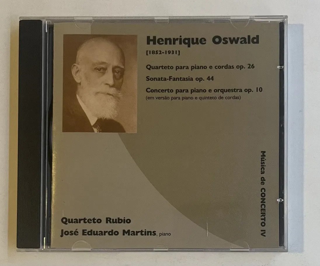 CD Henrique Oswald - Quarteto Para Piano E Cordas; Sonata-Fantasia; Concerto Para Piano E Orquestra