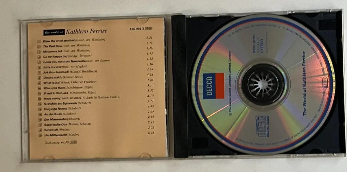 CD Kathleen Ferrier - The World Of Kathleen Ferrier - Imagem 2