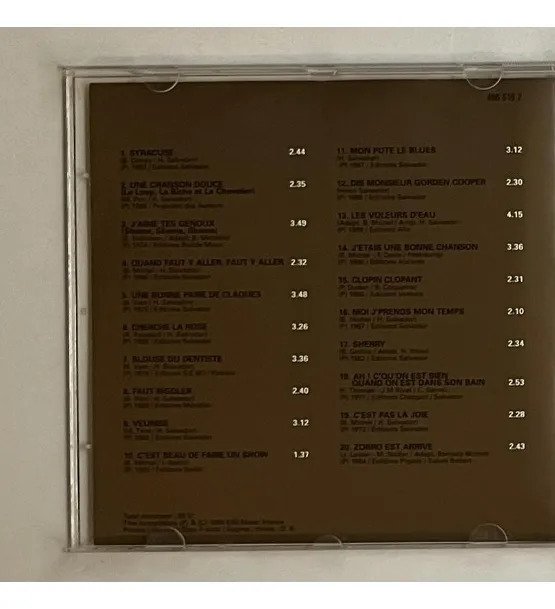 CD Henri Salvador - 20 Chansons D'or - Imagem 2