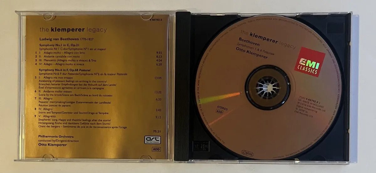 CD Wolfgang Amadeus Mozart - Flute And Harp Concerto, Kv299, Piano Concerto, Kv 414, Violin Concerto, Kv218 - Imagem 2