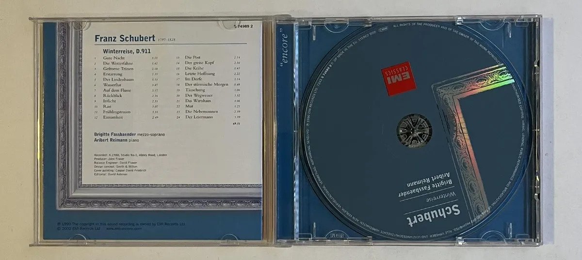 CD Franz Schubert - Winterreise - Imagem 2