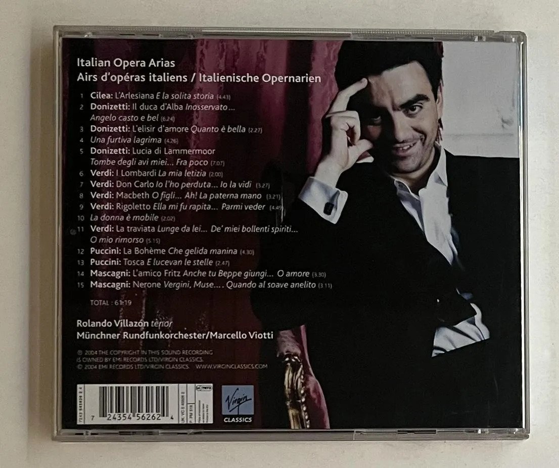 CD Rolando Villazón - Italian Opera Arias - Imagem 3