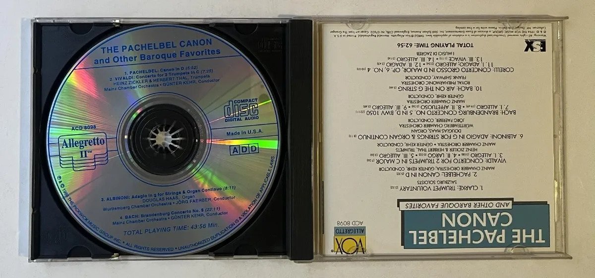 CD Various - The Pachelbel Canon And Other Baroque Favorites - Imagem 2