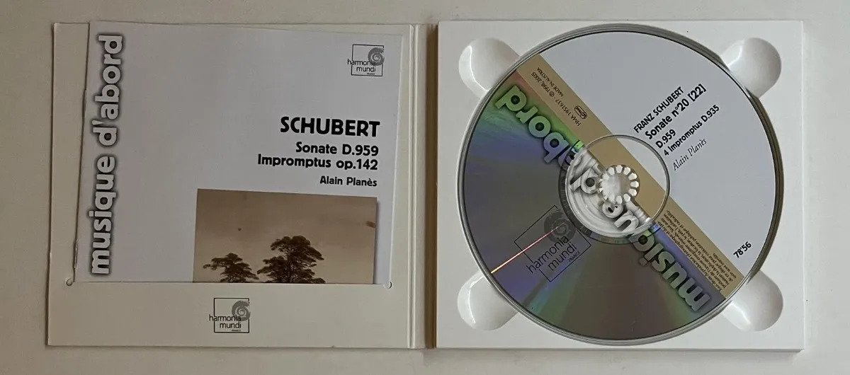 CD Alain Planès - Schubert Sonate D.959 & Impromptus op. 142 - Imagem 2