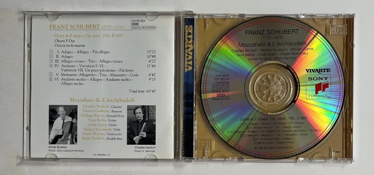 CD Franz Schubert - Octet In F - Imagem 2