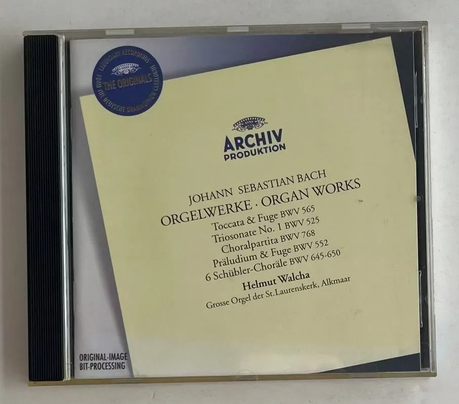 CD Johann Sebastian Bach - Orgelwerke = Organ Works