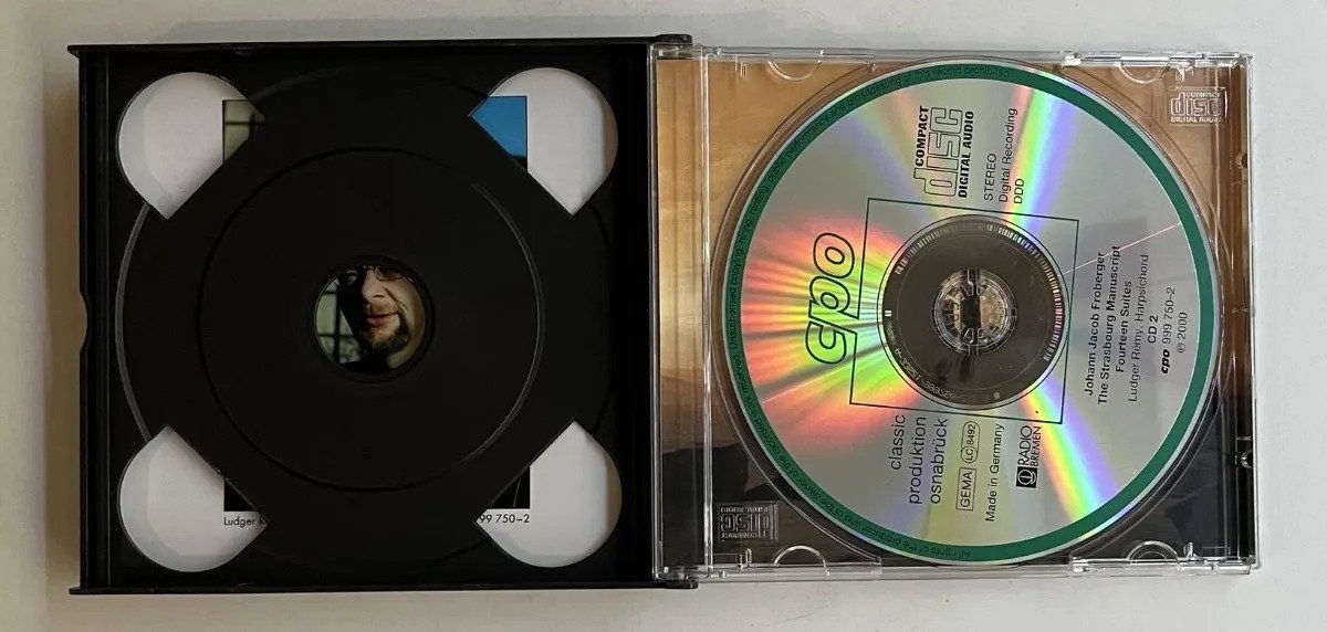 2 CDs Johann Jakob Froberger - The Strasbourg Manuscript - Imagem 3