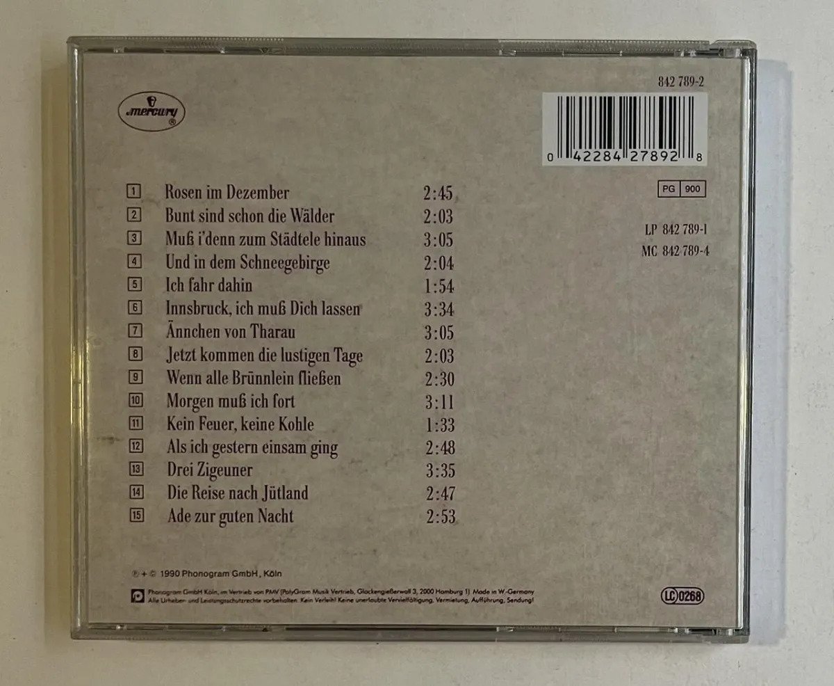 CD Hannes Wader - Hannes Wader Singt Volkslieder - Imagem 3
