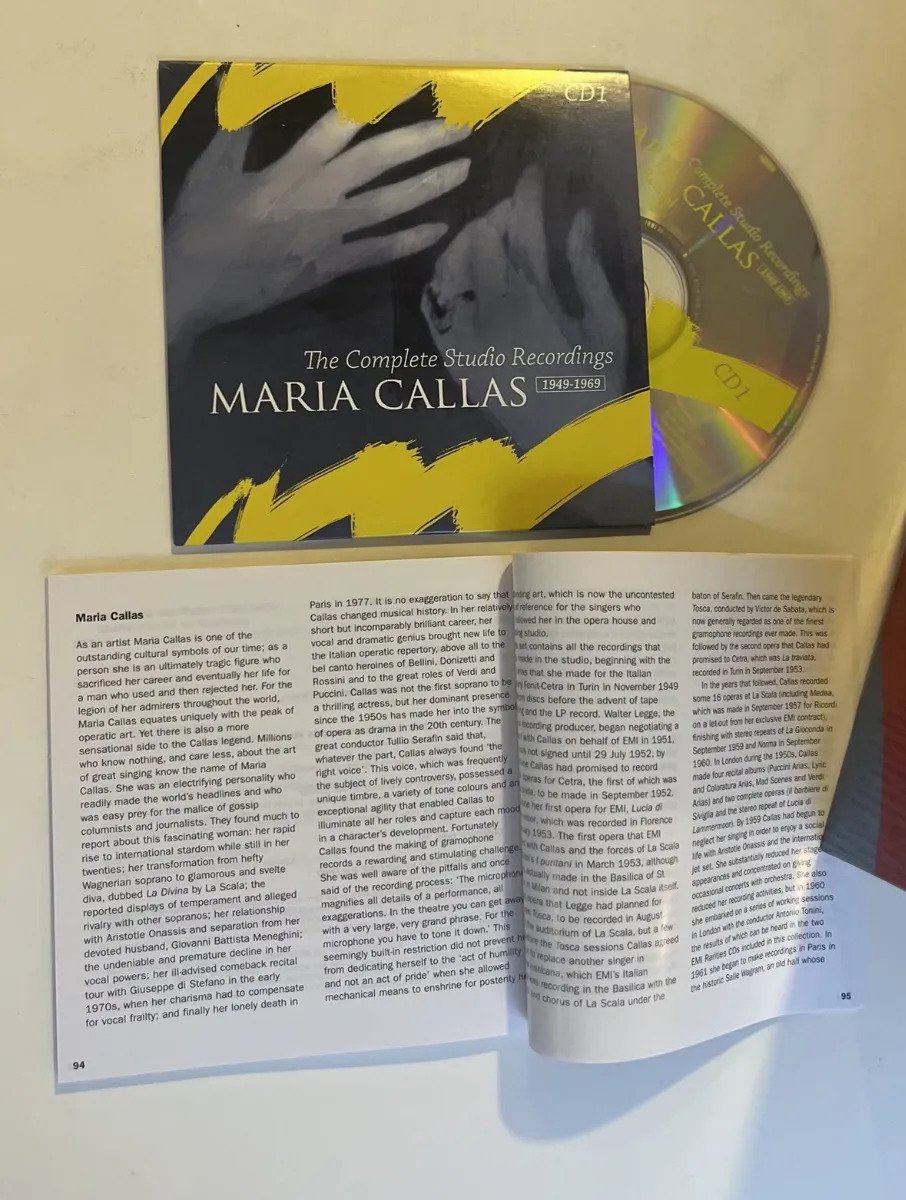 70 CDs Maria Callas - The Complete Studio Recordings (1949-1969) - Imagem 7