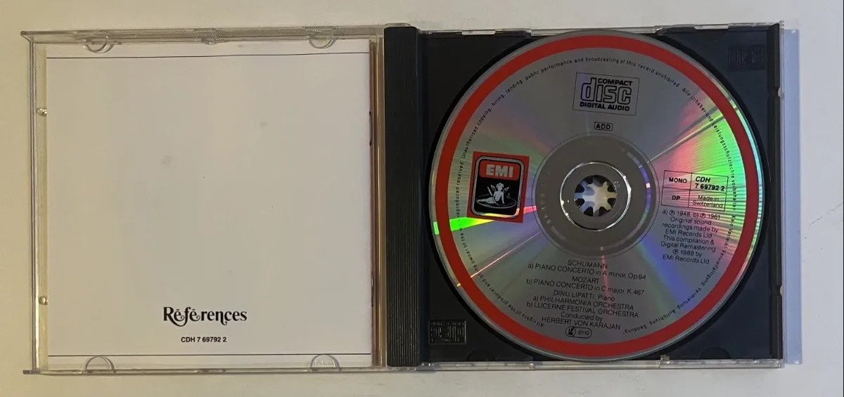 CD Robert Schumann - Klavierkonzert A-moll / Klavierkonzert N° 21 C-dur - Imagem 2