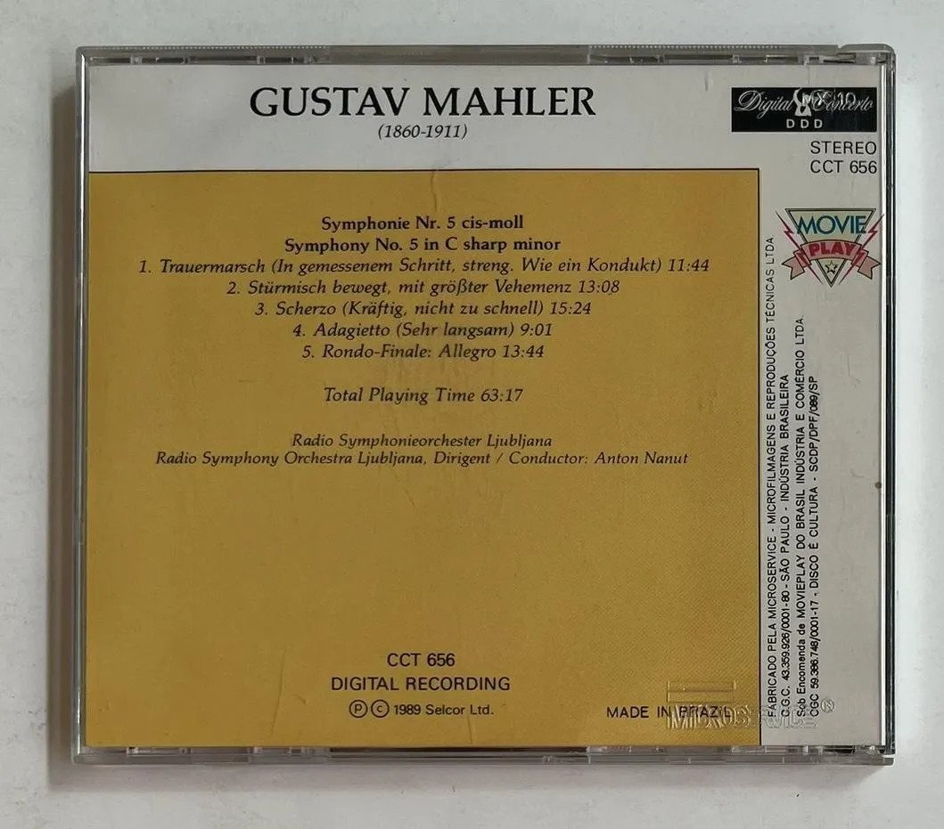 CD Gustav Mahler - Symphony No.5 - Imagem 3