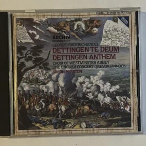 CD Georg Friedrich Händel - Dettingen Te Deum - Dettingen Anthem