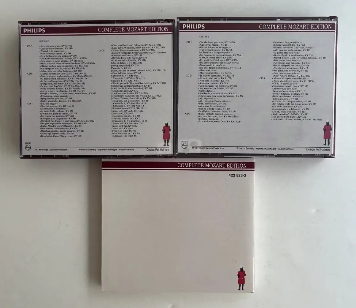 9 CDs Wolfgang Amadeus Mozart - Konzertarien · Ensembles · Kanons - Imagem 3