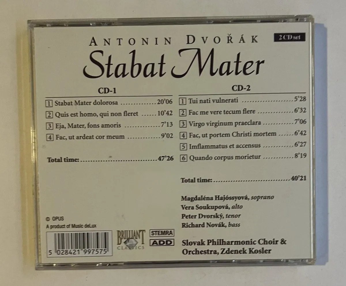 2 CDs Antonín Dvořák - Stabat Mater - Imagem 4