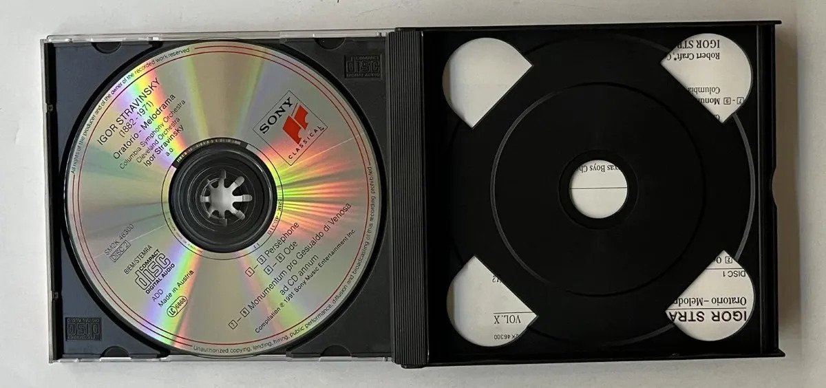 2 CDs Igor Stravinsky - Oratorio - Melodrama - Imagem 3