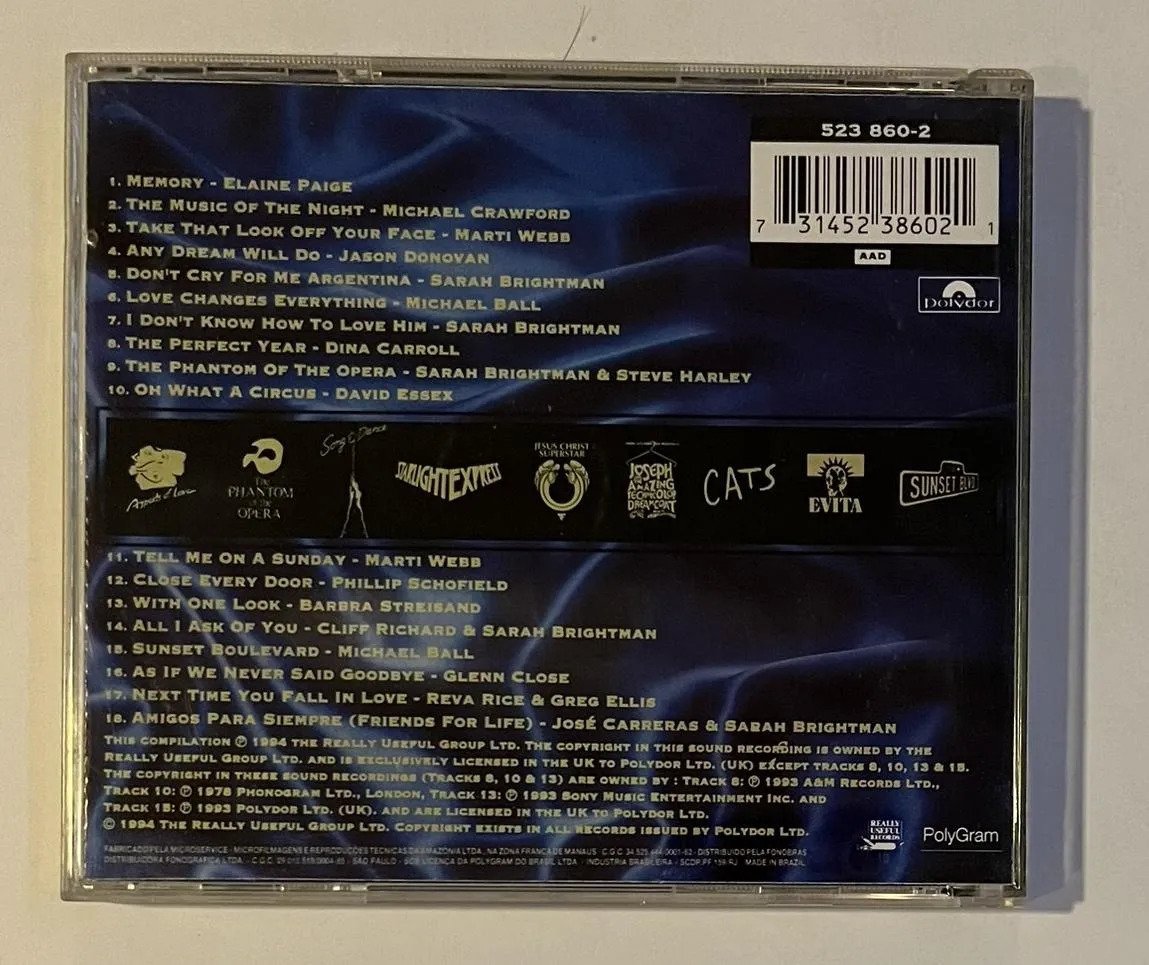 CD Various - The Very Best Of Andrew Lloyd Webber - Imagem 3