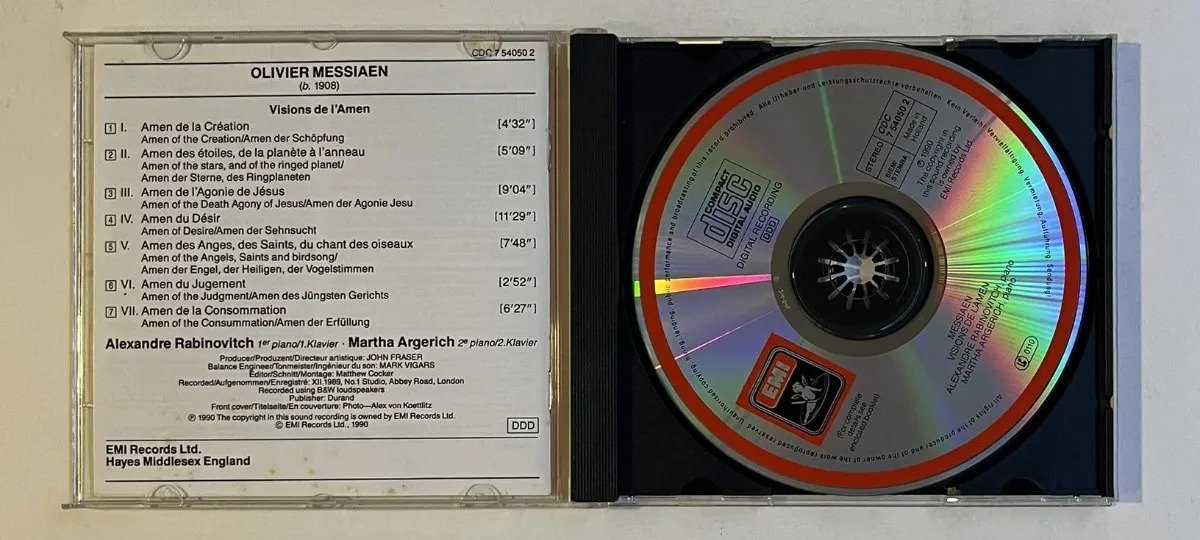 CD Olivier Messiaen - Visions De L'Amen - Imagem 2